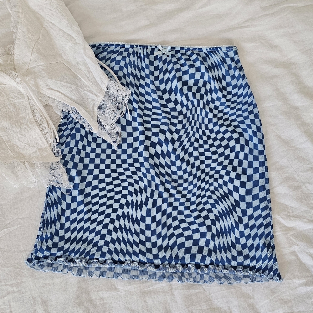 Checkered Skirt